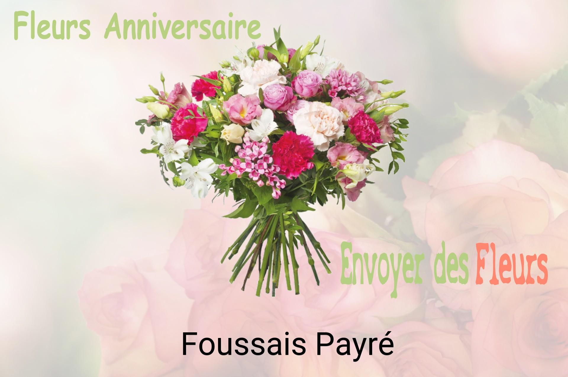 Bouquet de fleurs d’anniversaire livré à Foussais-Payré