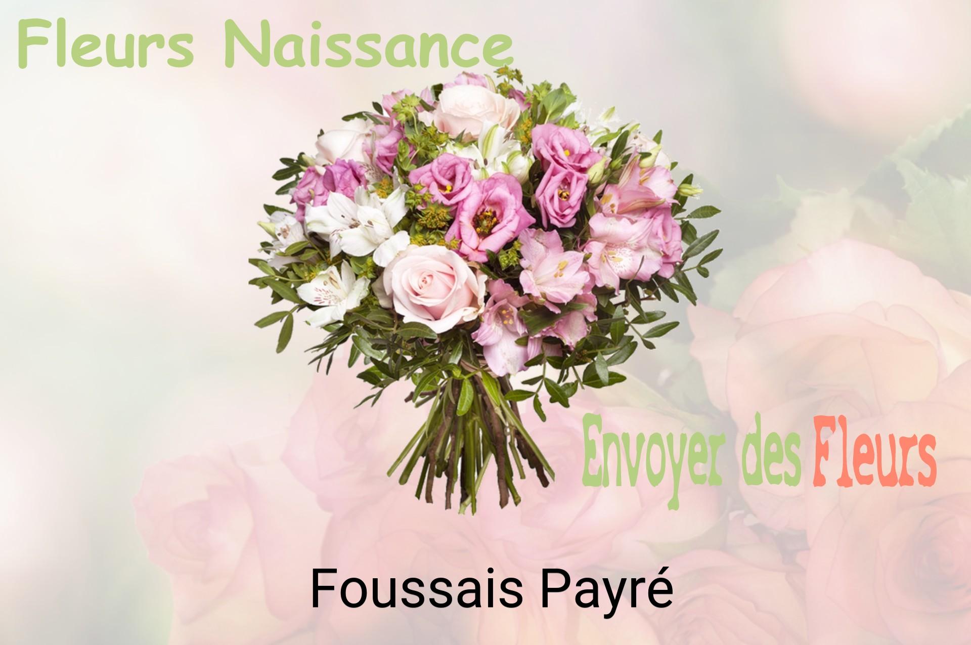 Bouquet de fleurs de naissance livré à Foussais-Payré